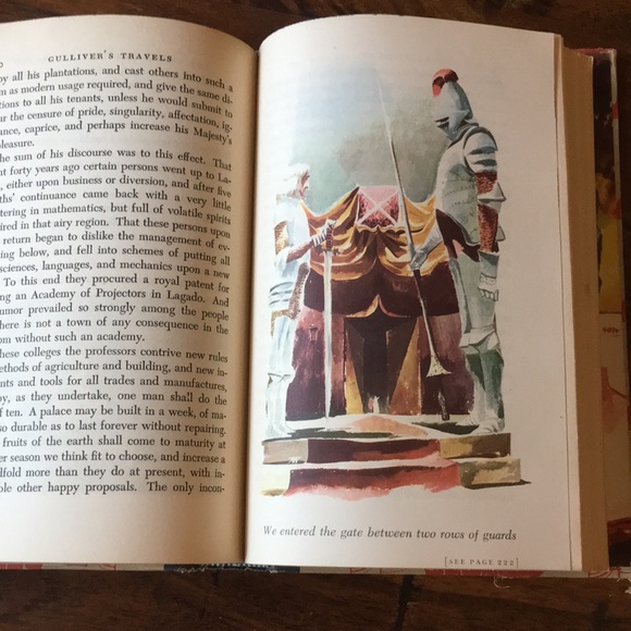 Gulliver’s Travel by Jonathan Swift - 1947 Grosset & Dunlap Publishers New York - Picture 9 of 16